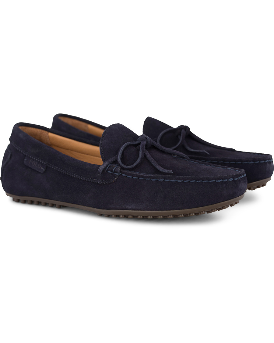 Heren | Polo Ralph Lauren Woodford Carshoes Navy Suede | Polo Ralph Lauren | Woodford Carshoes Navy Suede