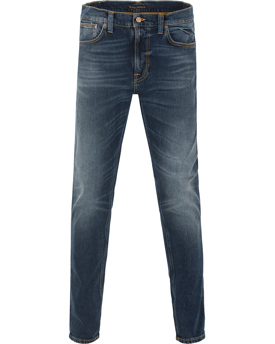 Heren | Jeans | Nudie Jeans | Lean Dean Organic Slim Fit Stretch Jeans Dark Indigo