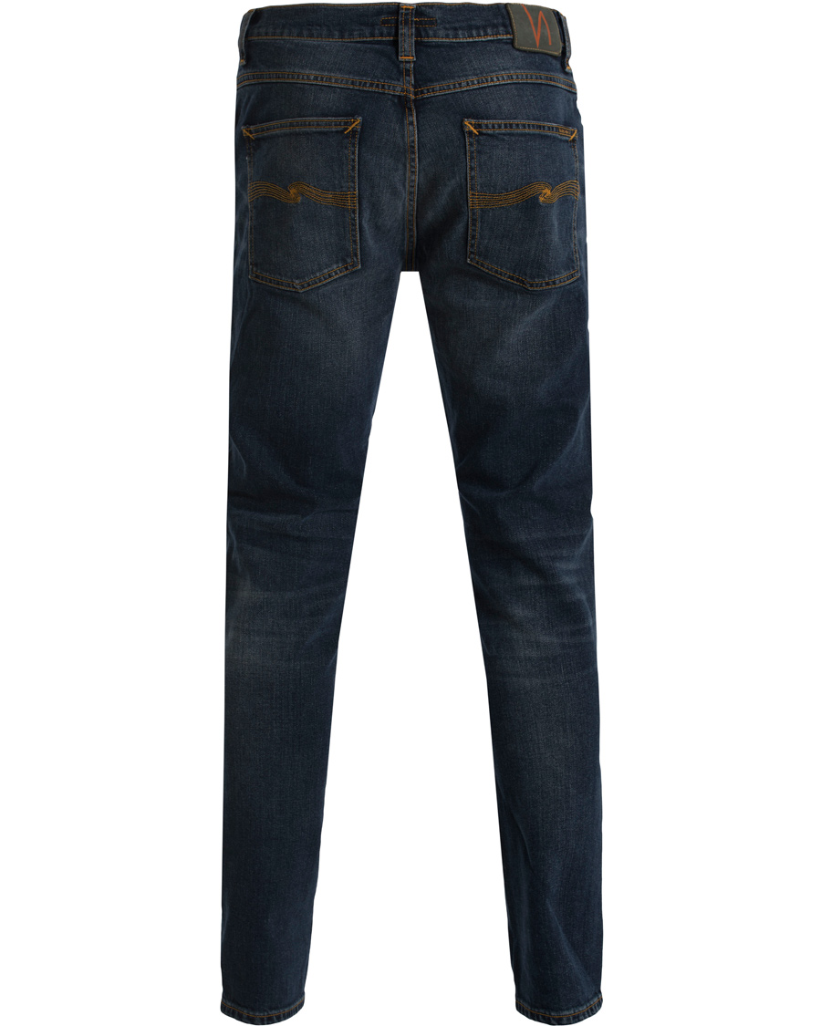 Heren | Jeans | Nudie Jeans | Lean Dean Organic Slim Fit Stretch Jeans Dark Indigo