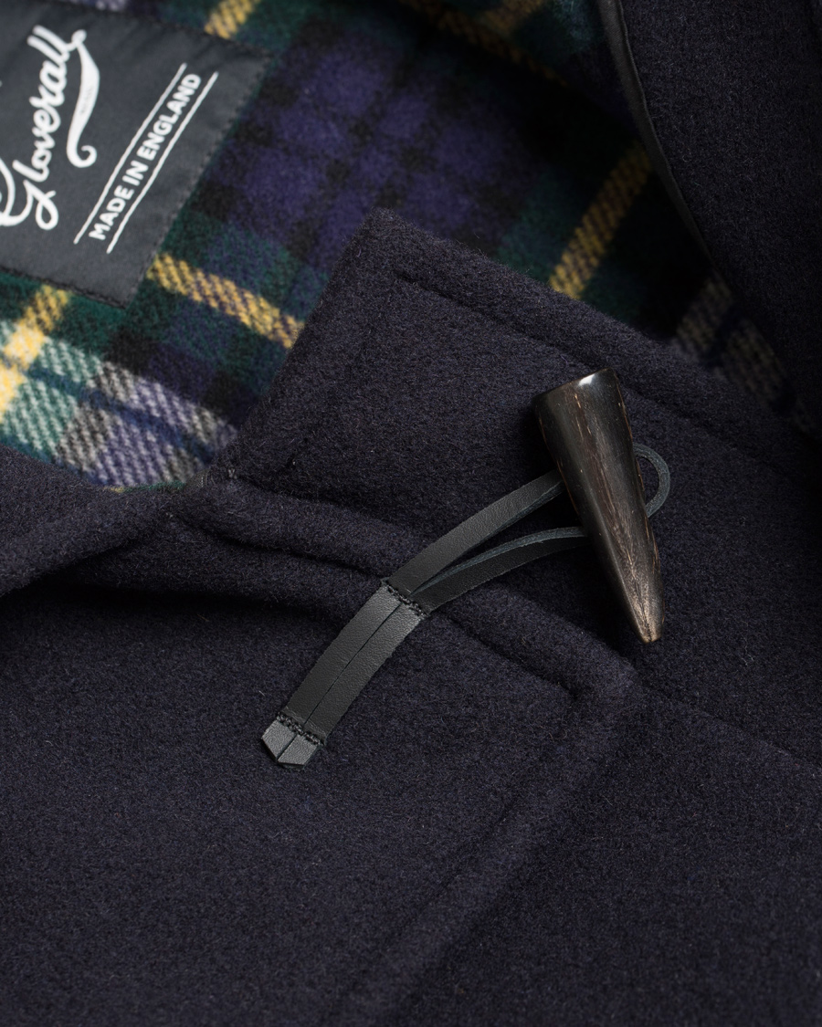 Heren | Jassen | Gloverall | Morris Duffel Coat Navy/Dress Gordon