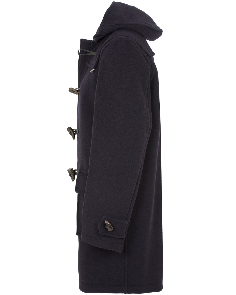 Heren | Jassen | Gloverall | Morris Duffel Coat Navy/Dress Gordon