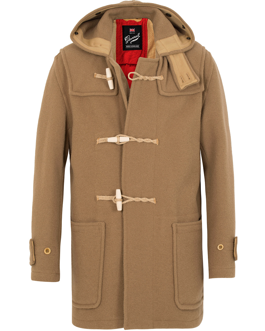 Heren | Jassen | Gloverall | Flag Monty Mid Length Duffle Camel
