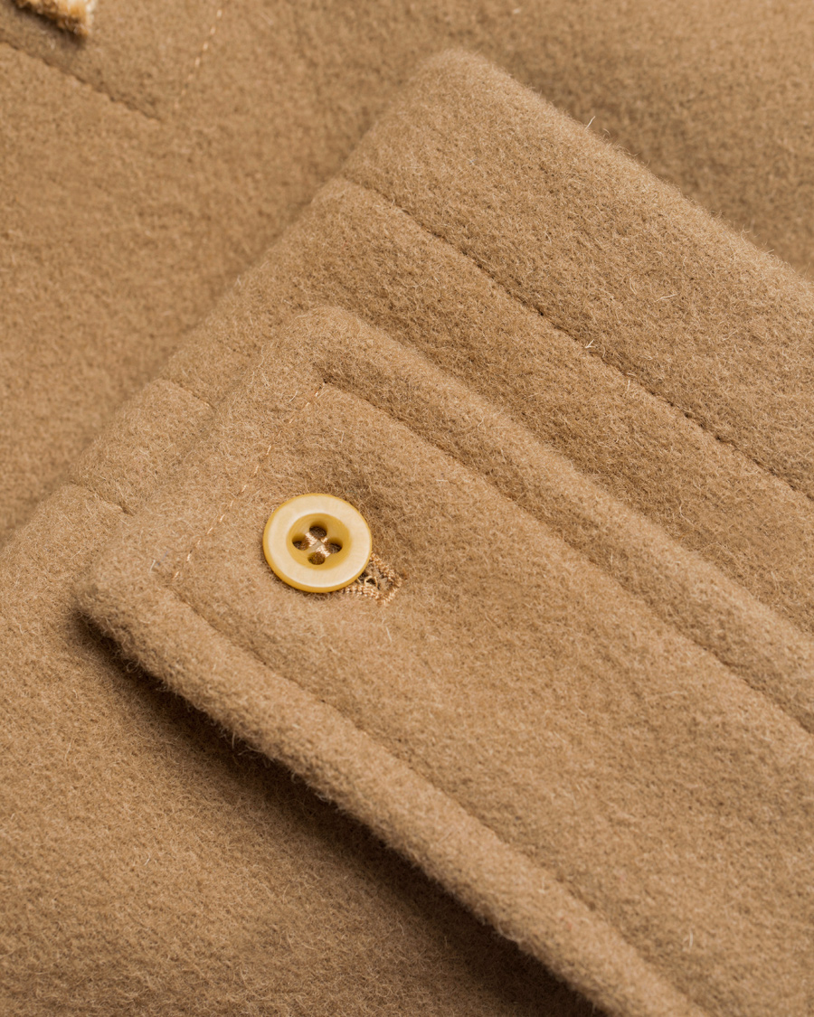 Heren | Jassen | Gloverall | Flag Monty Mid Length Duffle Camel
