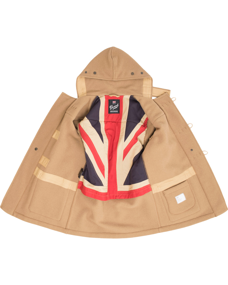 Heren | Jassen | Gloverall | Flag Monty Mid Length Duffle Camel