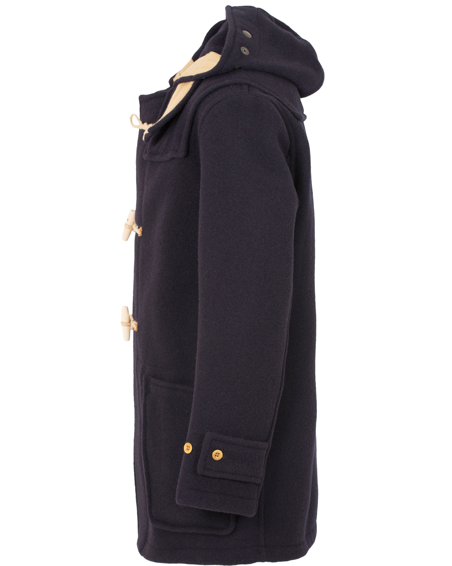 Heren | Jassen | Gloverall | Flag Monty Mid Length Duffle Navy