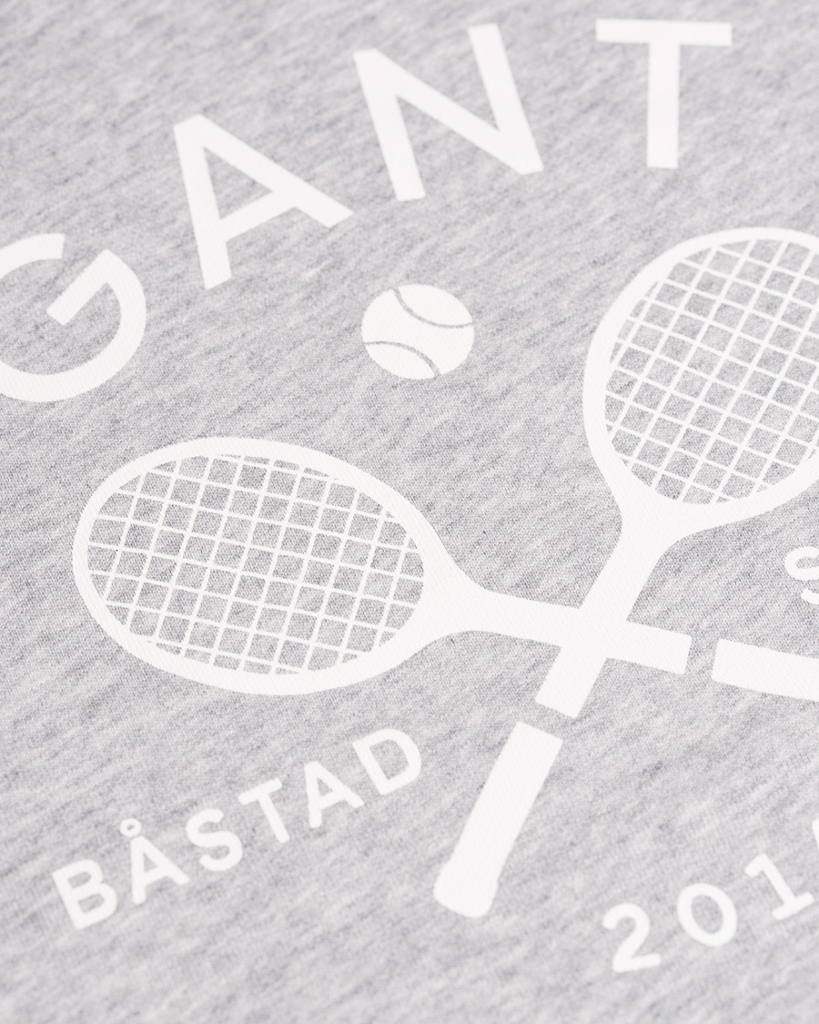 Heren | Truien | GANT | Båstad C-Neck Sweat Grey Melange