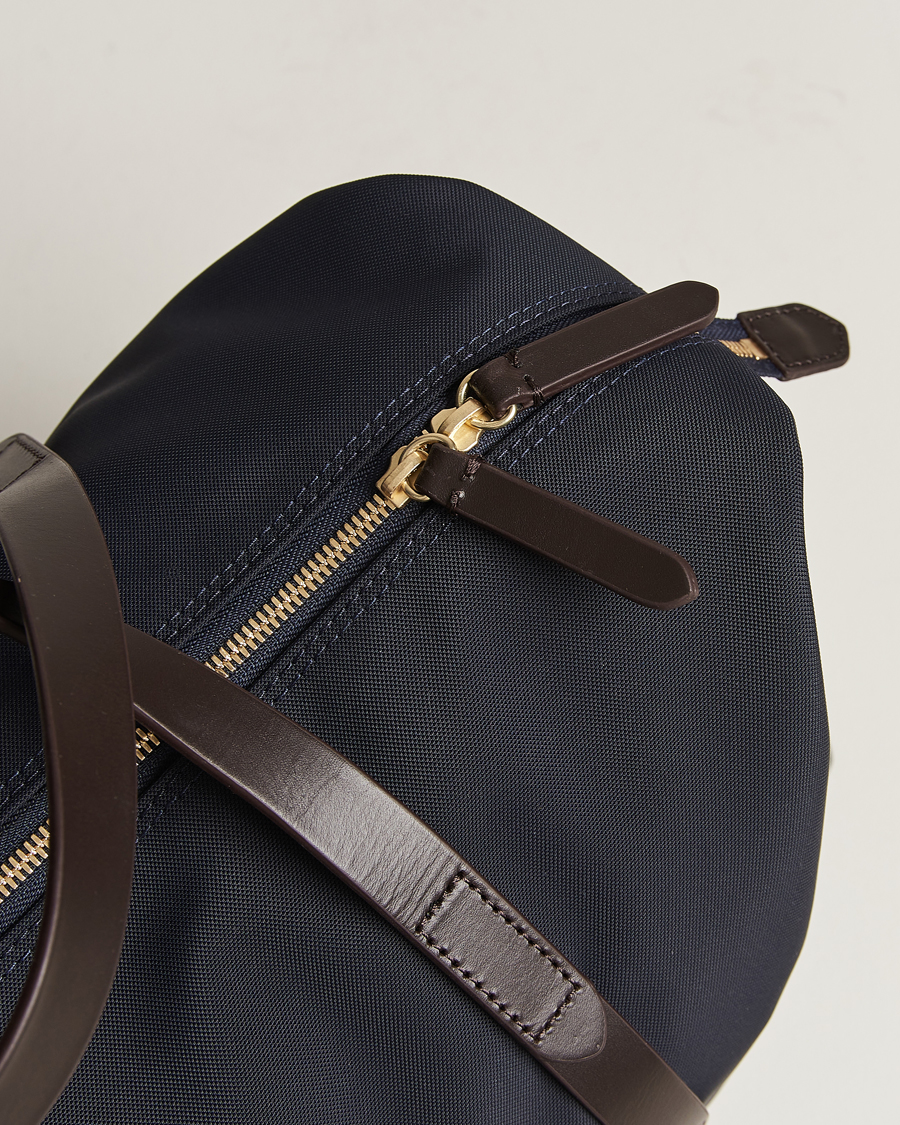 Heren | Tassen | Mismo | M/S Utility Nylon Duffle Bag Navy/Dark Brown