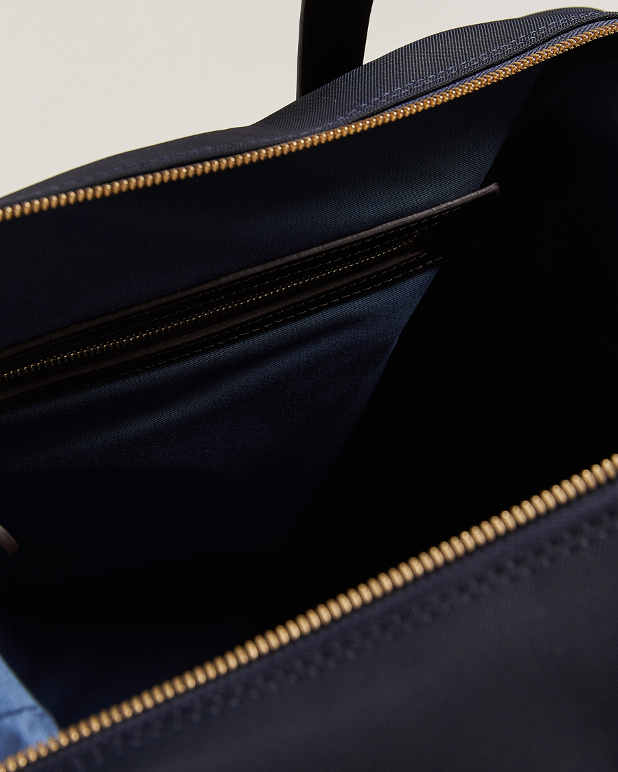 Heren | Tassen | Mismo | M/S Utility Nylon Duffle Bag Navy/Dark Brown
