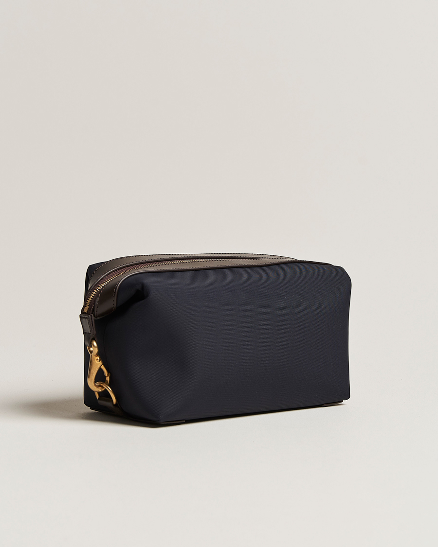 Heren | Tassen | Mismo | M/S Nylon Washbag Navy/Dark Brown