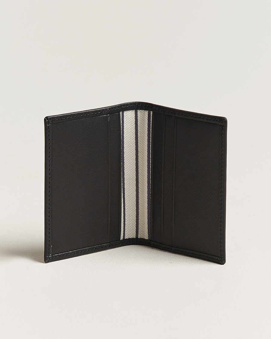 Heren | Portefeuilles met tweevoudige ritssluiting | Mismo | Cards Leather Cardholder Black