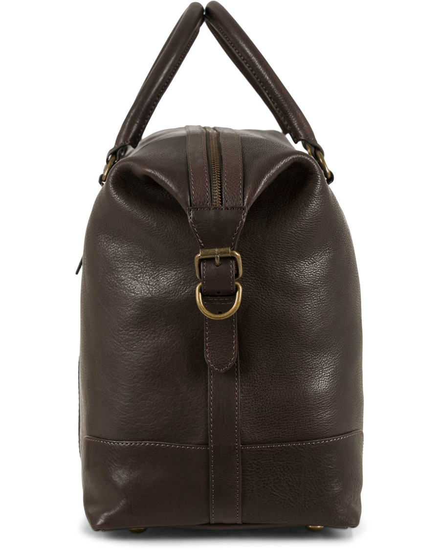 Heren | Morris Leather Weekendbag Dark Brown | Morris | Leather Weekendbag Dark Brown
