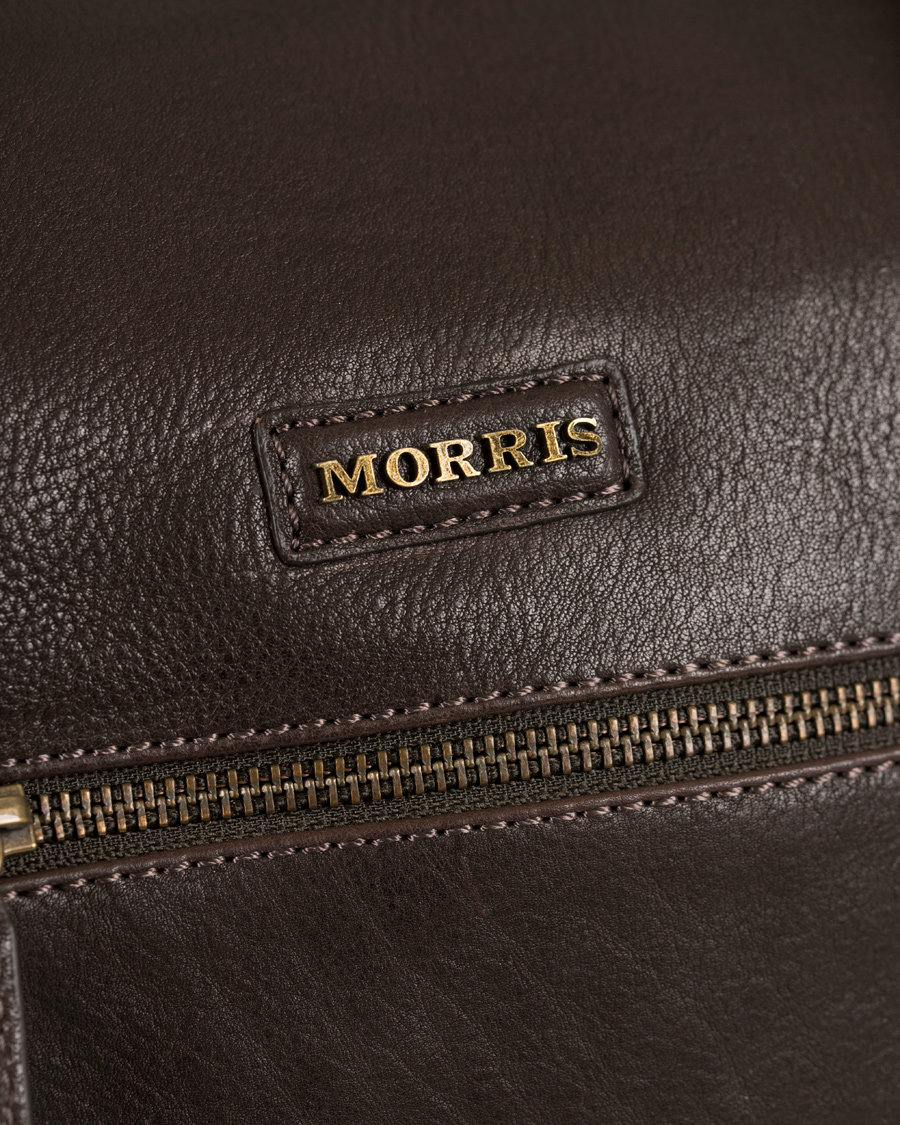 Heren | Morris Leather Weekendbag Dark Brown | Morris | Leather Weekendbag Dark Brown