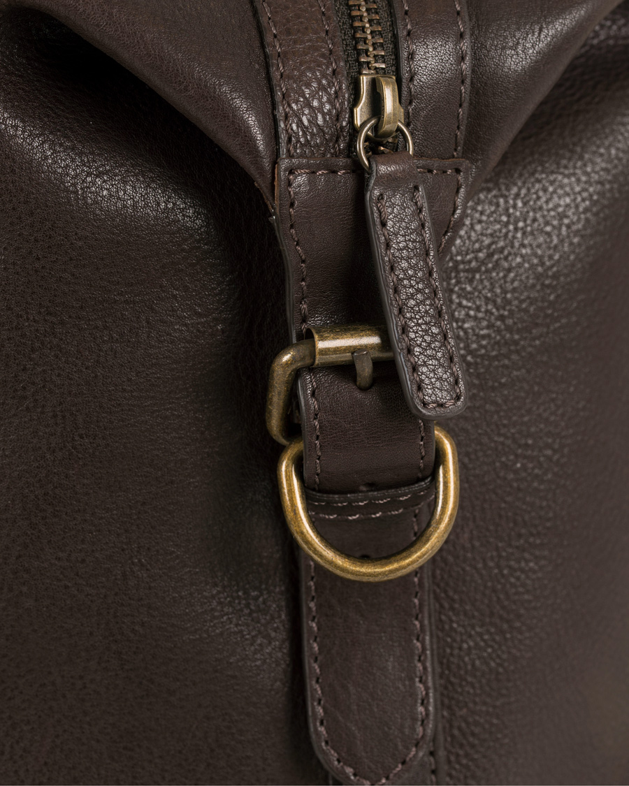 Heren | Morris Leather Weekendbag Dark Brown | Morris | Leather Weekendbag Dark Brown