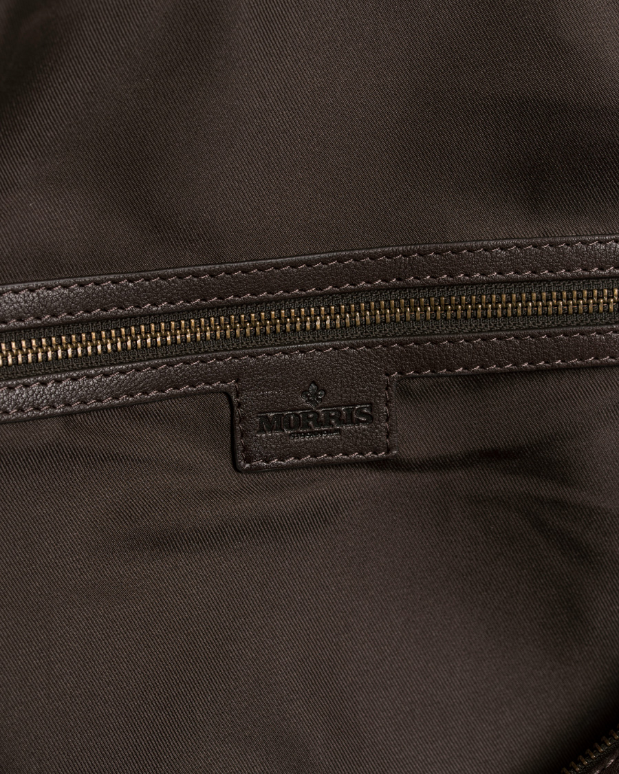 Heren | Morris Leather Weekendbag Dark Brown | Morris | Leather Weekendbag Dark Brown