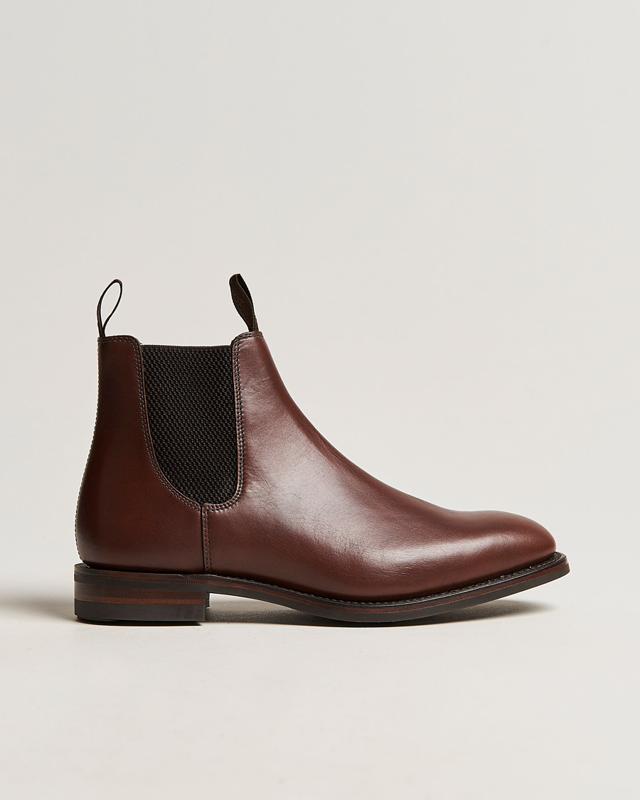 Heren | Laarzen | Loake 1880 | Chatsworth Chelsea Boot Brown Waxy Leather