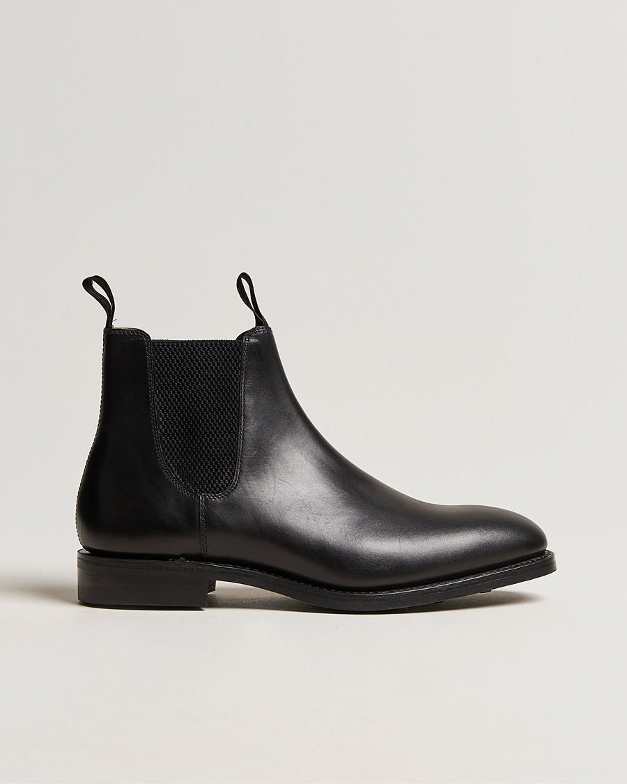 Heren | Handgemaakte schoenen | Loake 1880 | Chatsworth Chelsea Boot Black Calf