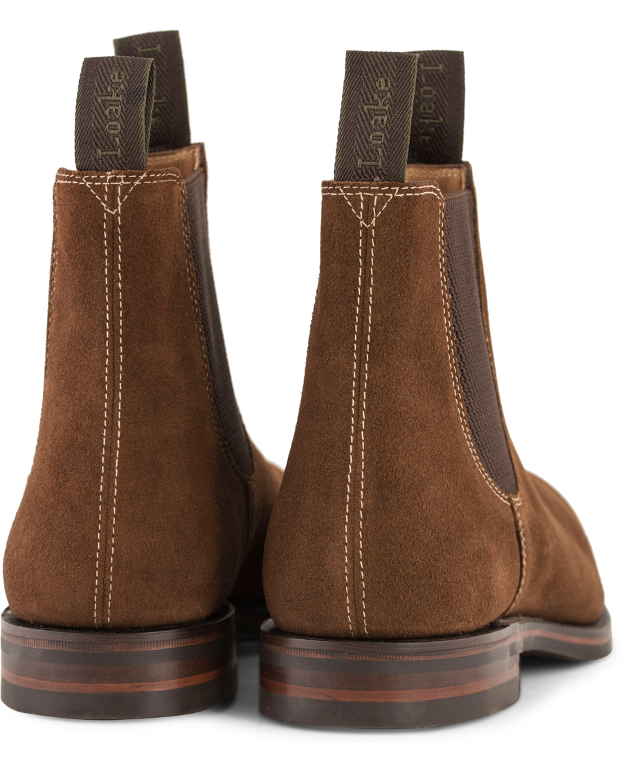 Heren | Loake 1880 Chatsworth Chelsea Boot Brown Suede | Loake 1880 | Chatsworth Chelsea Boot Brown Suede