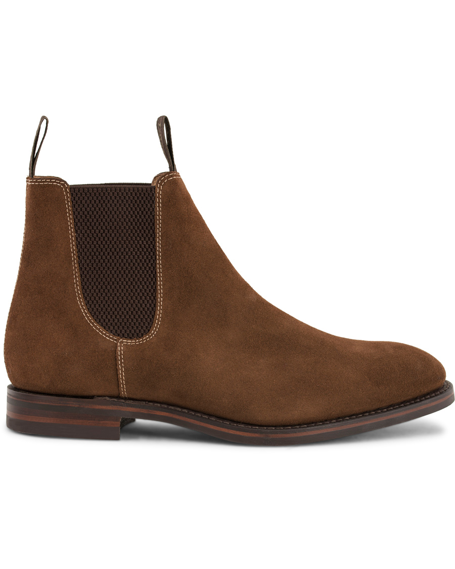 Heren | Loake 1880 Chatsworth Chelsea Boot Brown Suede | Loake 1880 | Chatsworth Chelsea Boot Brown Suede