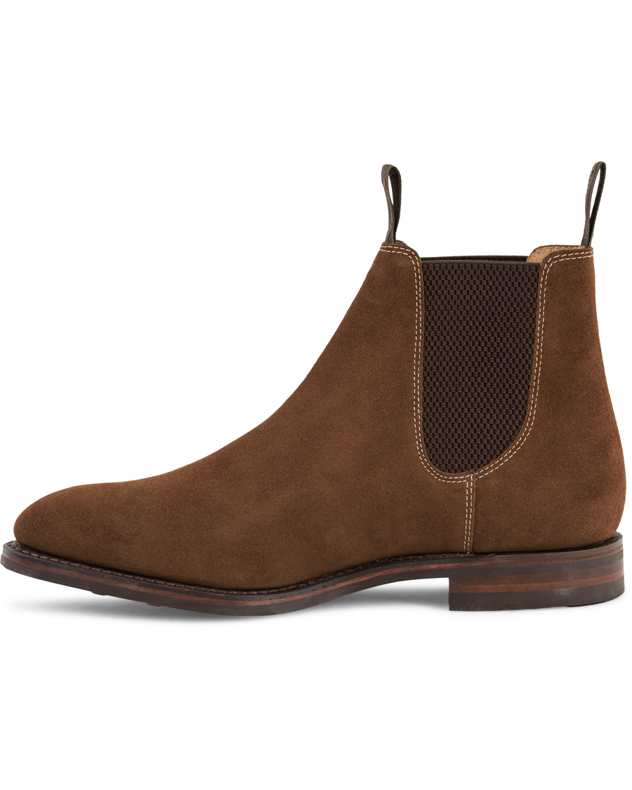 Heren | Loake 1880 Chatsworth Chelsea Boot Brown Suede | Loake 1880 | Chatsworth Chelsea Boot Brown Suede