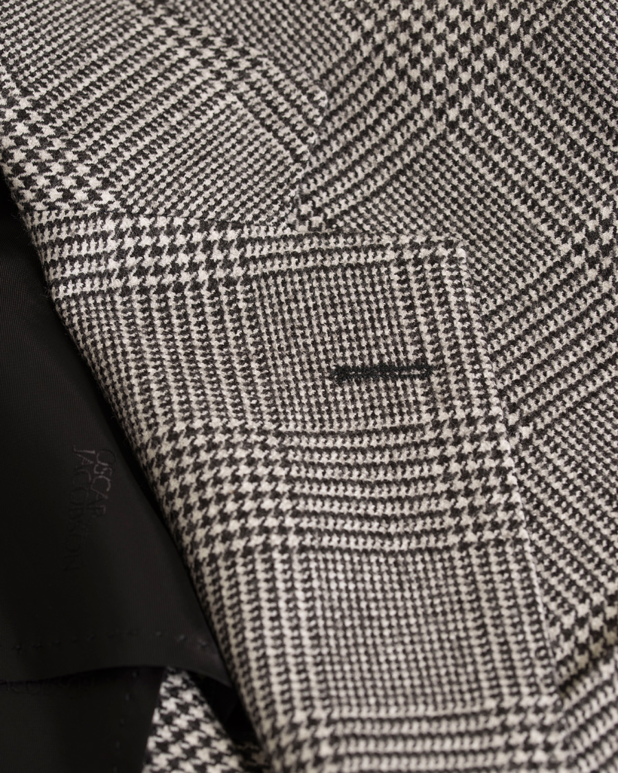 Heren | Pakken | Oscar Jacobson | Egel 3 Piece Split Suit Grey/White