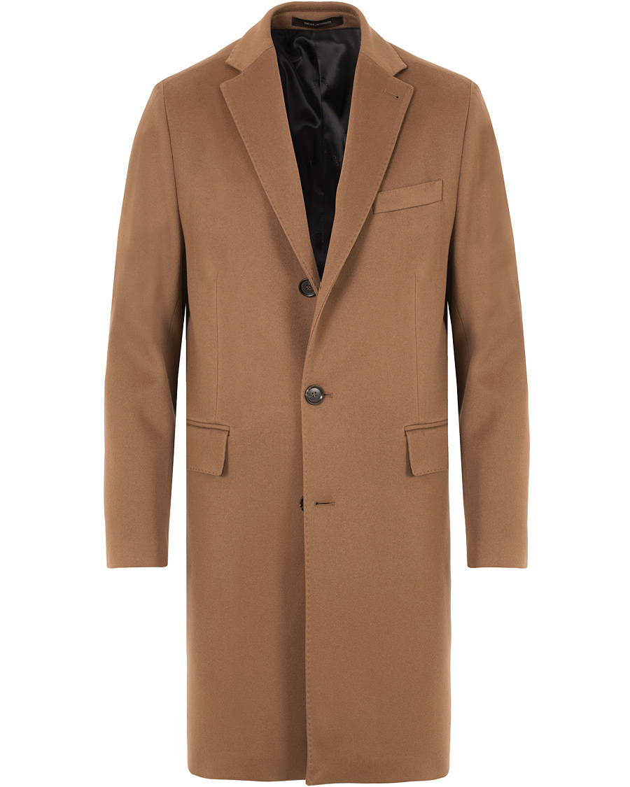 Heren | Jassen | Oscar Jacobson | Savile Row Loro Piana Storm System Coat Dark Brown