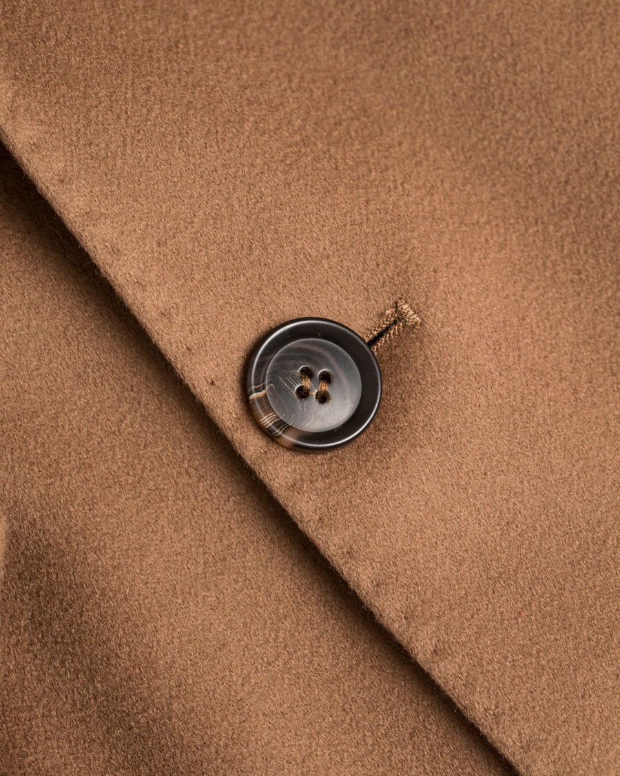 Heren | Jassen | Oscar Jacobson | Savile Row Loro Piana Storm System Coat Dark Brown
