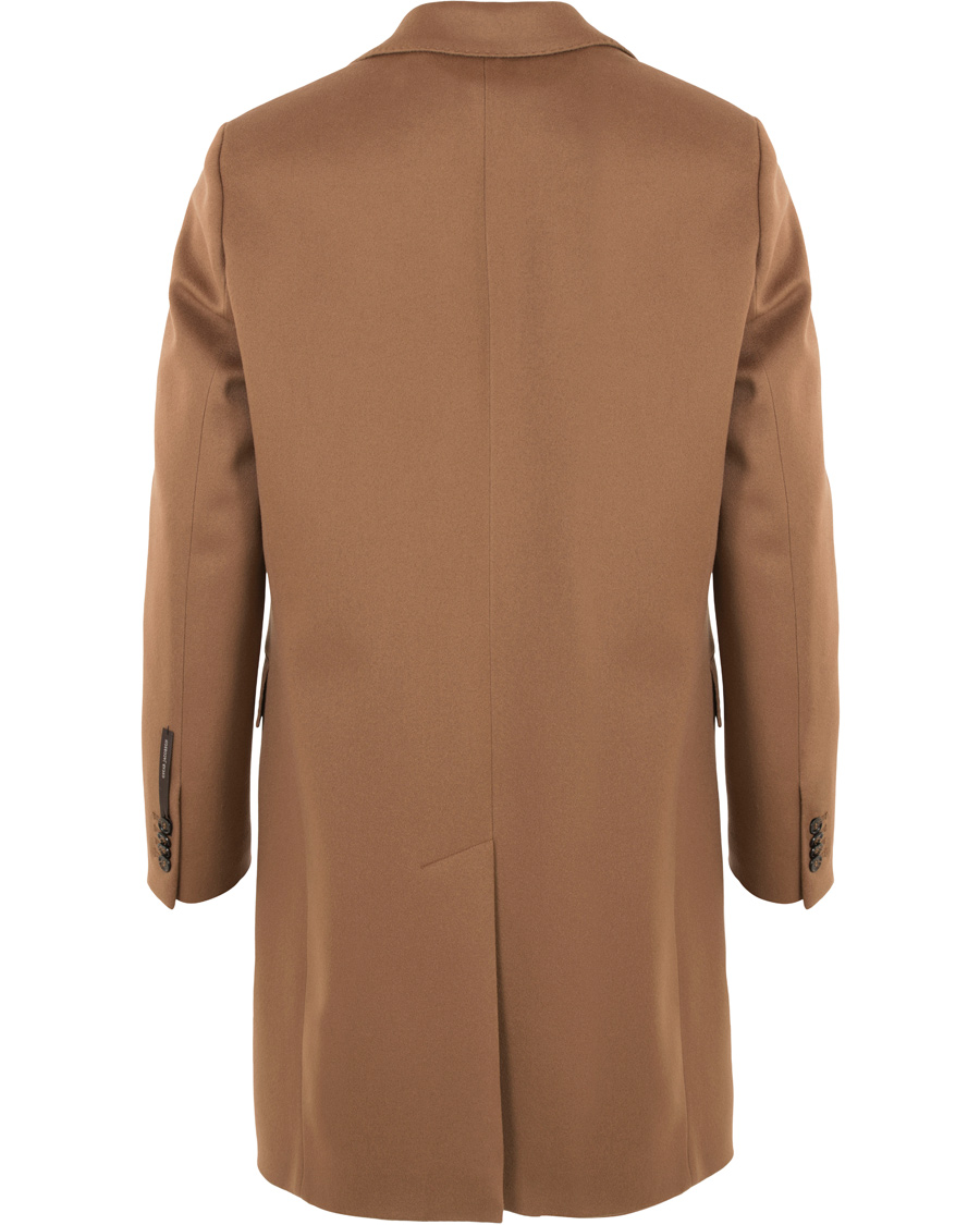 Heren | Jassen | Oscar Jacobson | Savile Row Loro Piana Storm System Coat Dark Brown