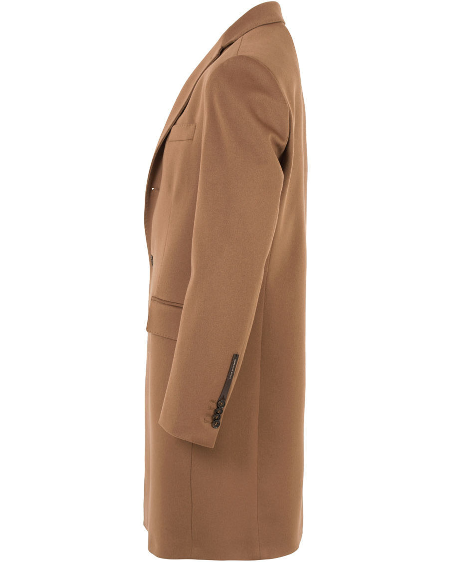 Heren | Jassen | Oscar Jacobson | Savile Row Loro Piana Storm System Coat Dark Brown