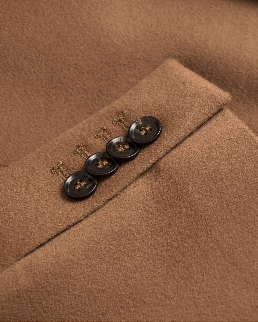 Heren | Jassen | Oscar Jacobson | Savile Row Loro Piana Storm System Coat Dark Brown