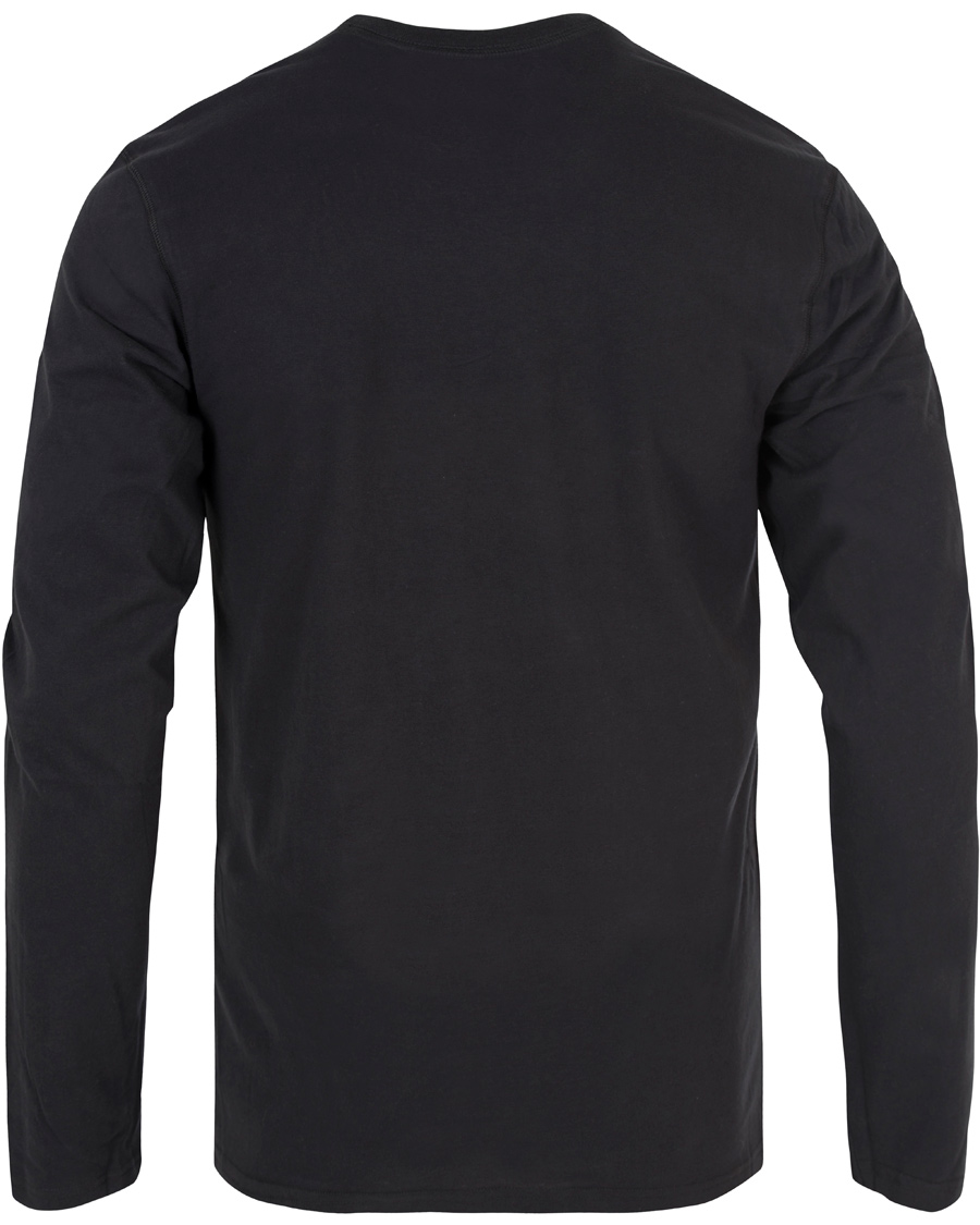 Heren | T-shirts | Calvin Klein | Long Sleeve Crew Neck Tee Black