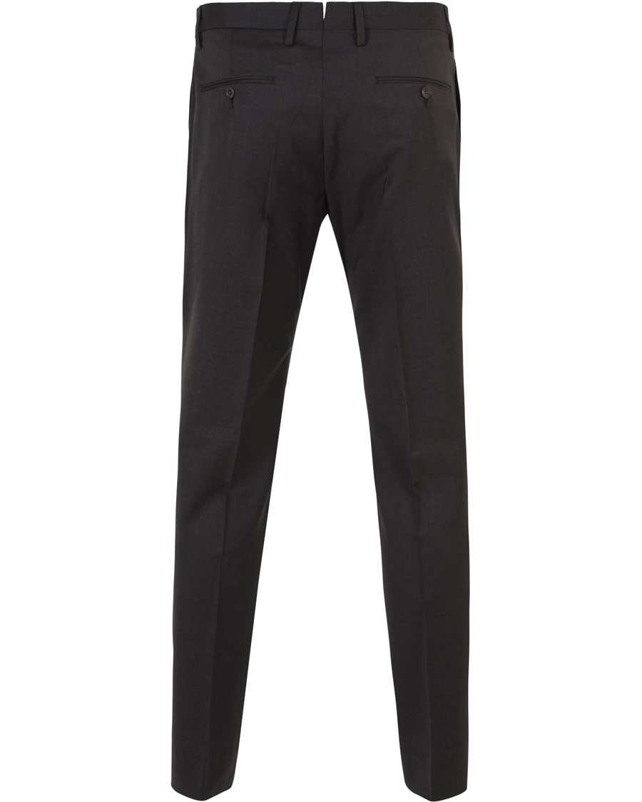 Heren | Broeken | GANT Diamond G | Tailored Slim Travel Pants Charcoal Melange