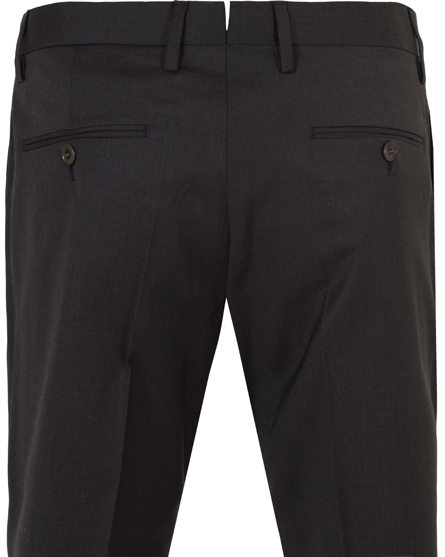 Heren | Broeken | GANT Diamond G | Tailored Slim Travel Pants Charcoal Melange
