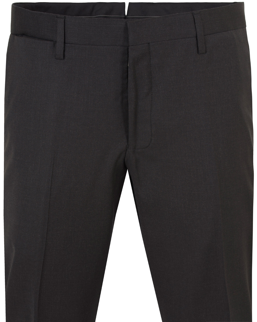Heren | Broeken | GANT Diamond G | Tailored Slim Travel Pants Charcoal Melange