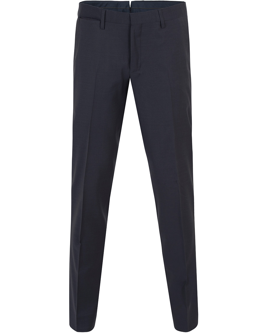 Heren | Broeken | GANT Diamond G | Tailored Slim Travel Pants Ink Blue
