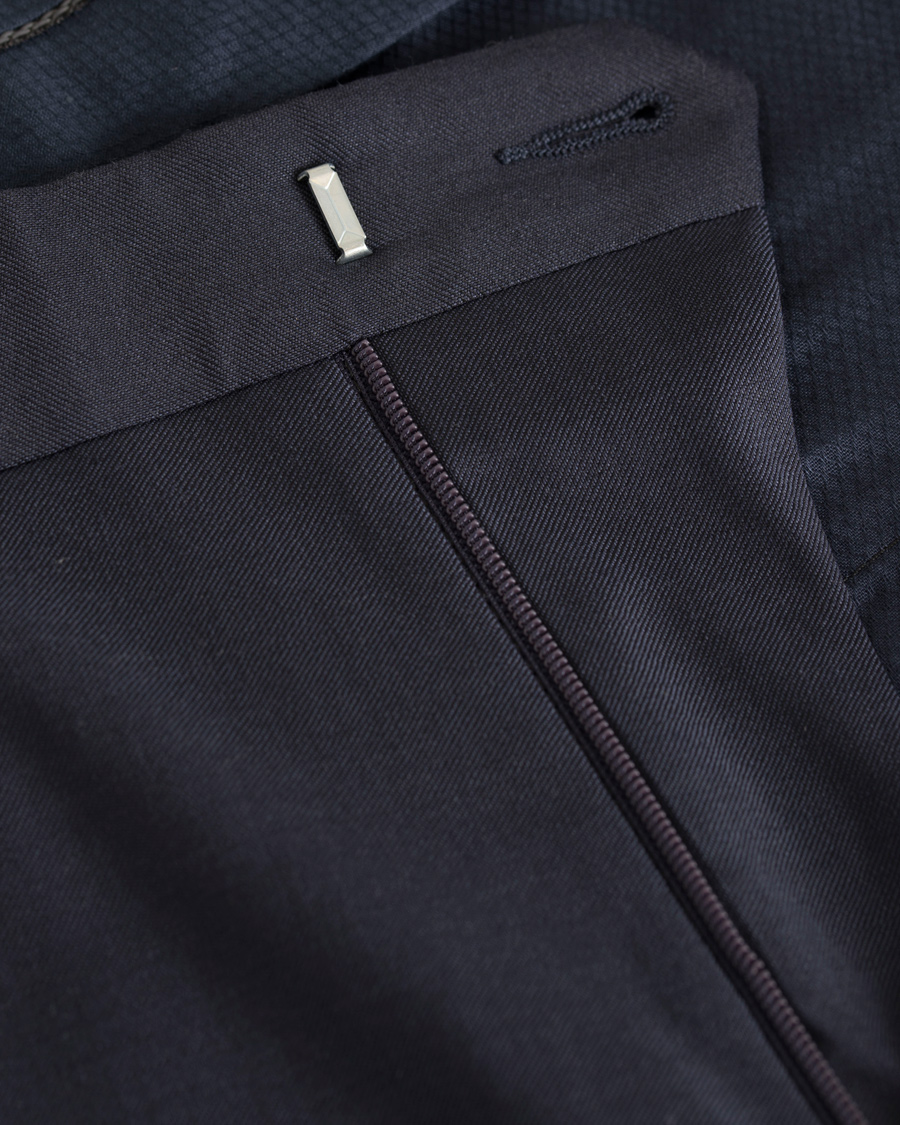 Heren | Broeken | GANT Diamond G | Tailored Slim Travel Pants Ink Blue