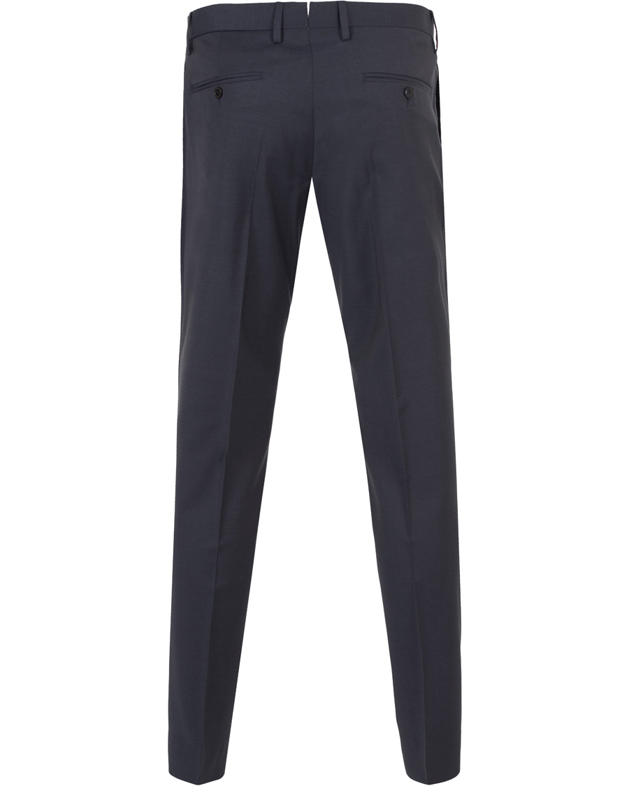 Heren | Broeken | GANT Diamond G | Tailored Slim Travel Pants Ink Blue