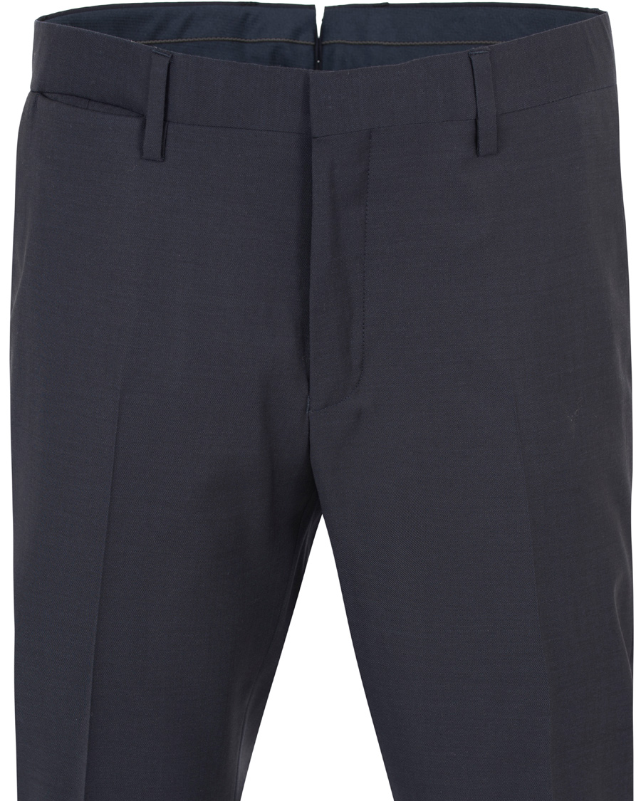 Heren | Broeken | GANT Diamond G | Tailored Slim Travel Pants Ink Blue