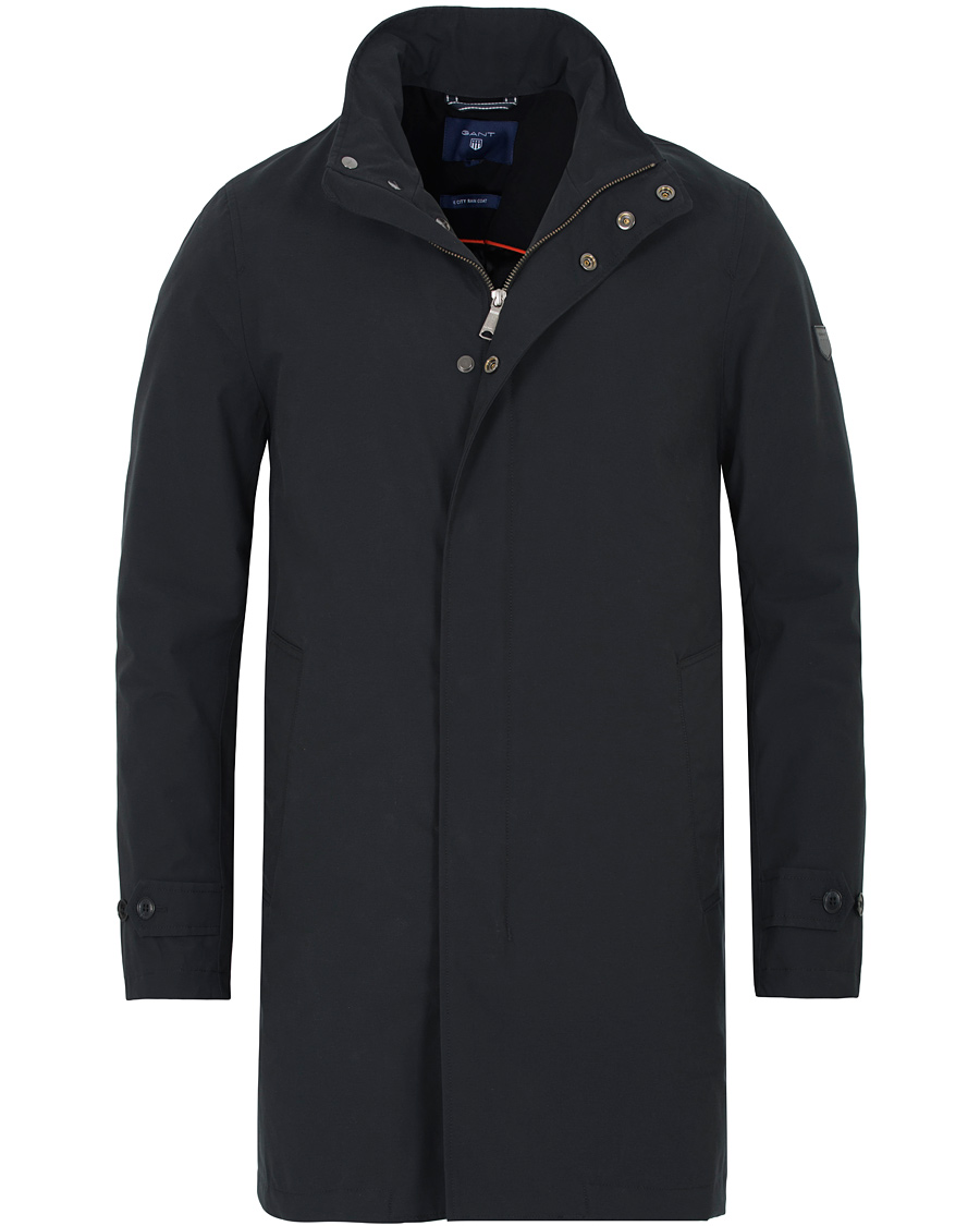 Heren | Jassen | GANT | The Seeter Raincoat Black