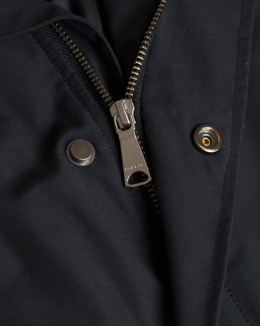 Heren | Jassen | GANT | The Seeter Raincoat Black