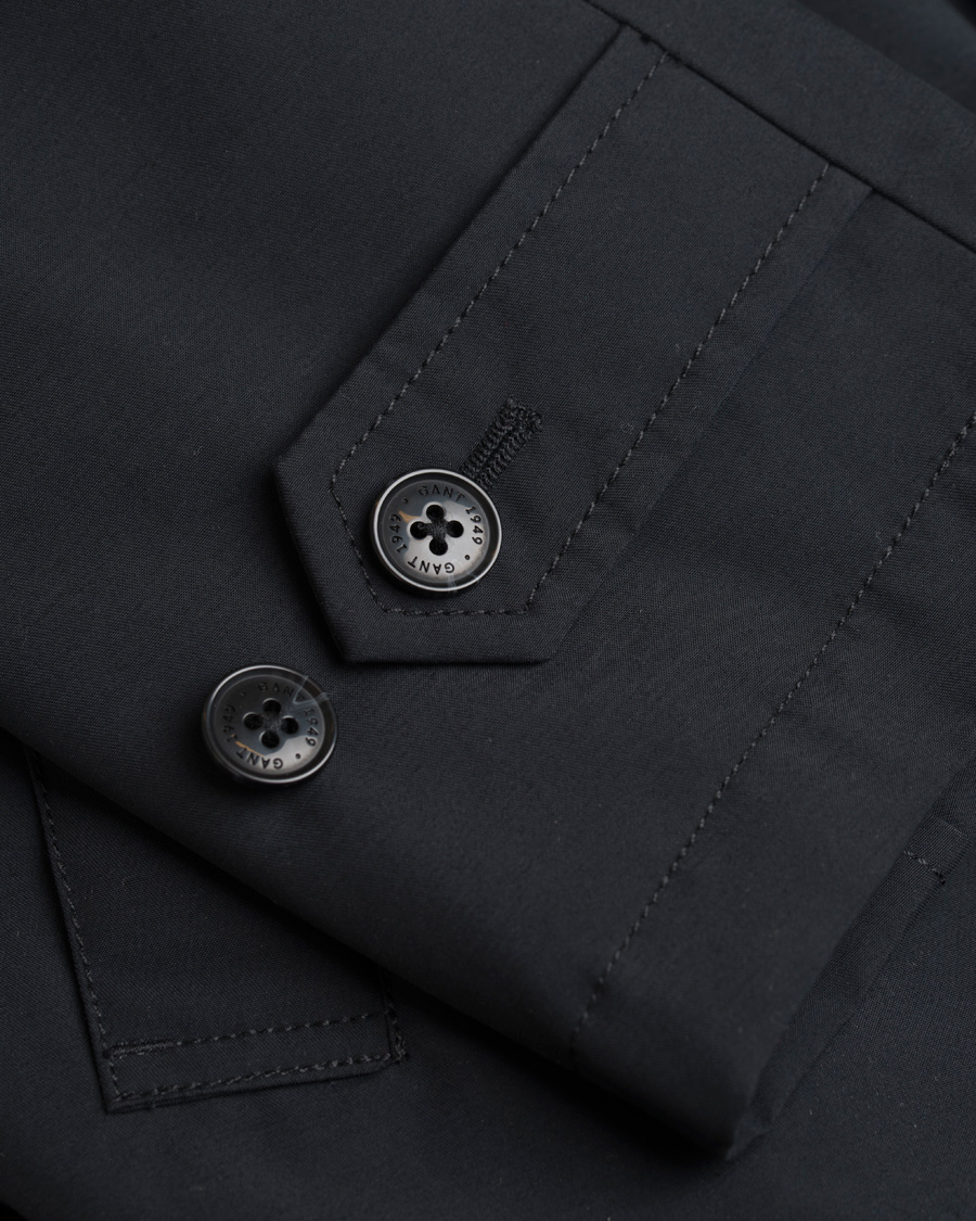 Heren | Jassen | GANT | The Seeter Raincoat Black