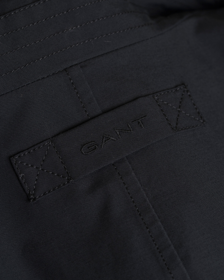 Heren | Jassen | GANT | The Seeter Raincoat Black