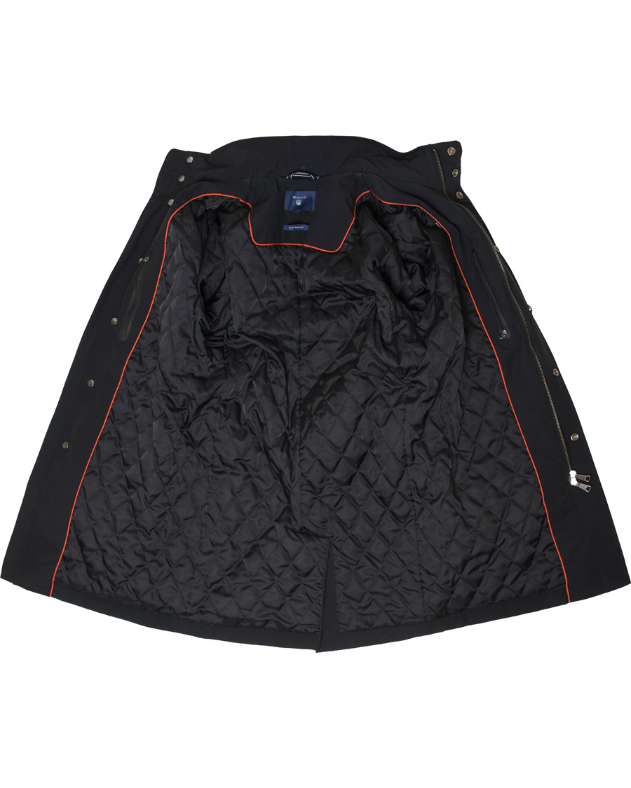 Heren | Jassen | GANT | The Seeter Raincoat Black