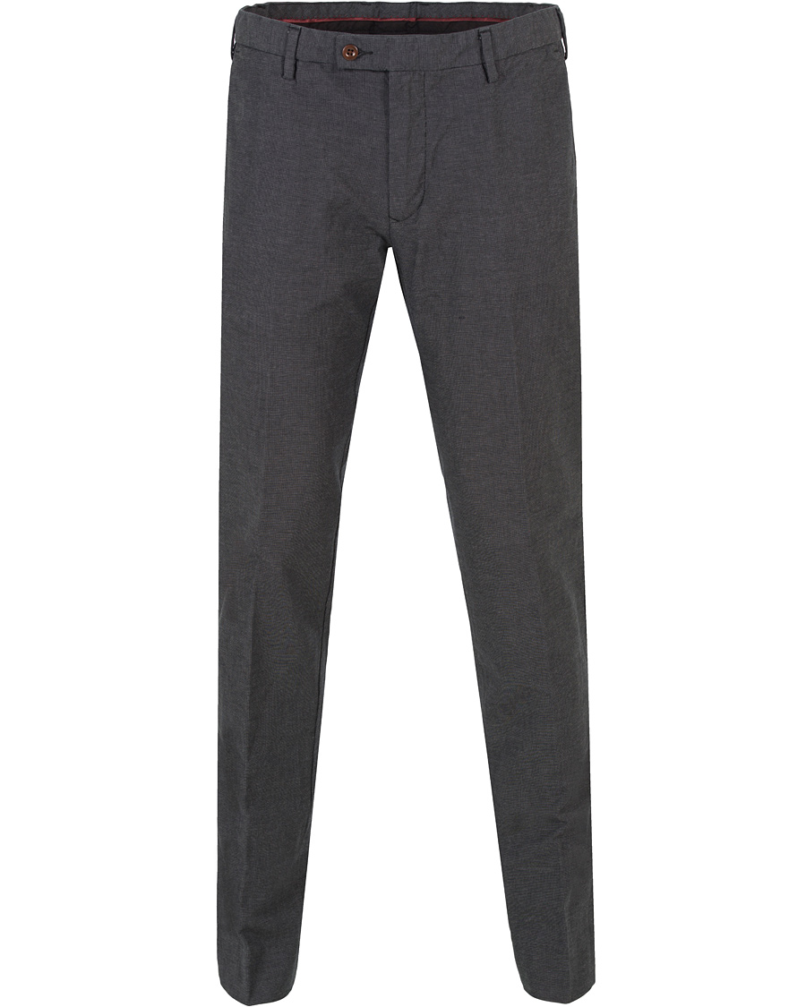 Heren | Broeken | GANT | Tailored Slim Wool Look Slacks Graphite