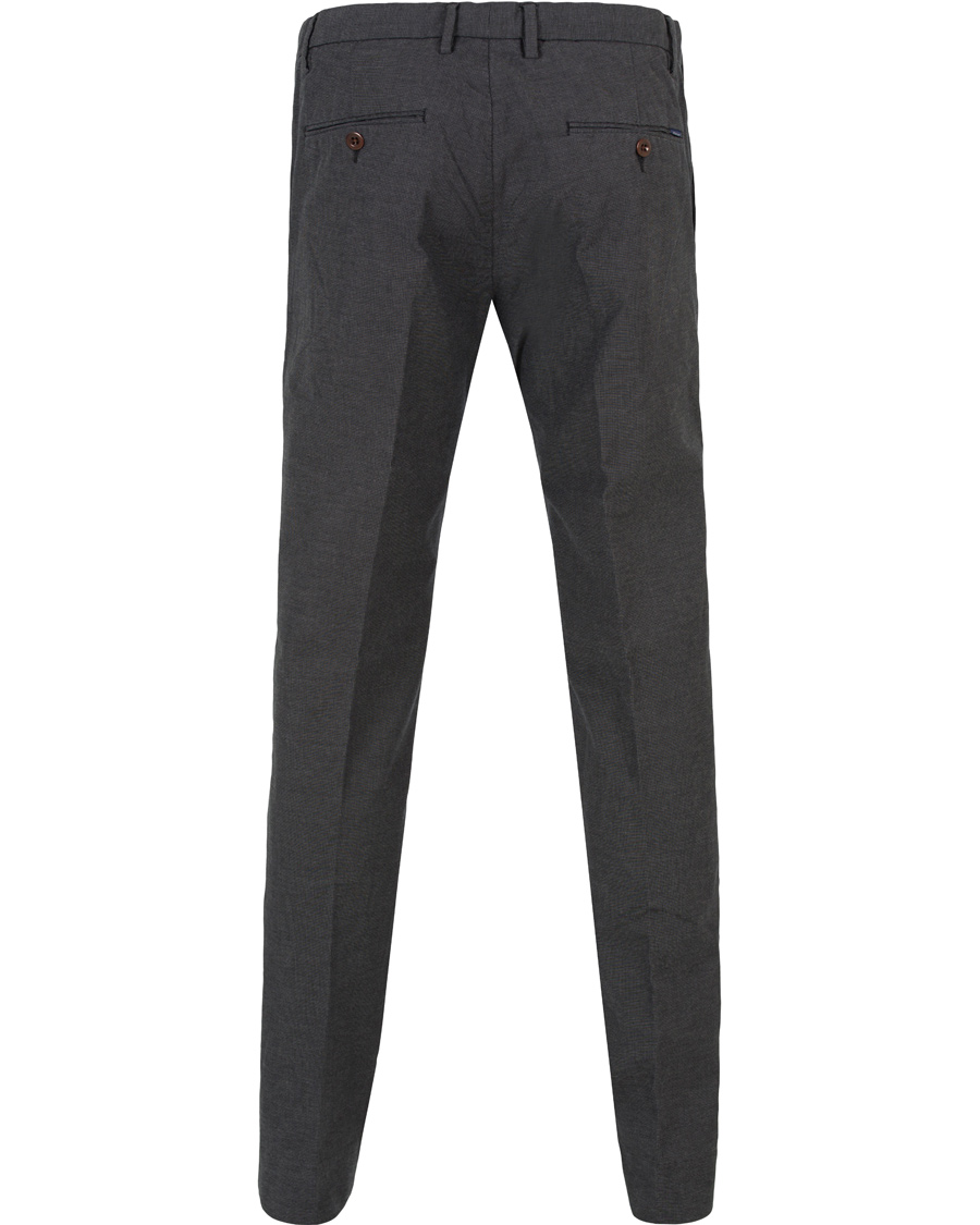 Heren | Broeken | GANT | Tailored Slim Wool Look Slacks Graphite