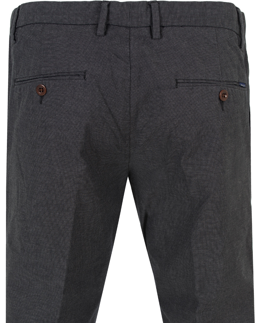 Heren | Broeken | GANT | Tailored Slim Wool Look Slacks Graphite
