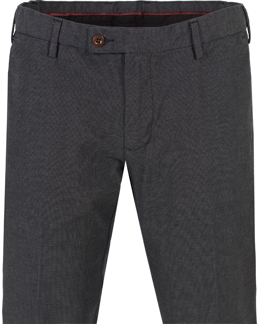 Heren | Broeken | GANT | Tailored Slim Wool Look Slacks Graphite