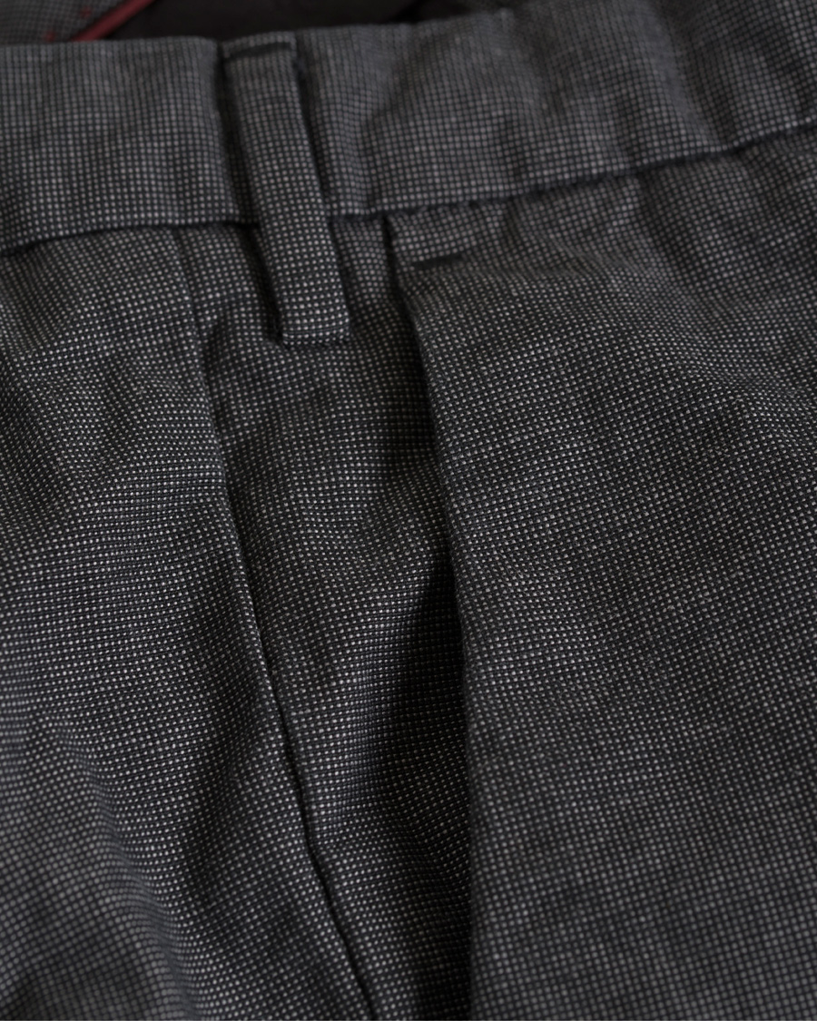 Heren | Broeken | GANT | Tailored Slim Wool Look Slacks Graphite
