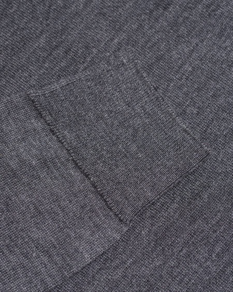 Heren | Truien | GANT | Fine Merino Wool Turtleneck Antracite Melange