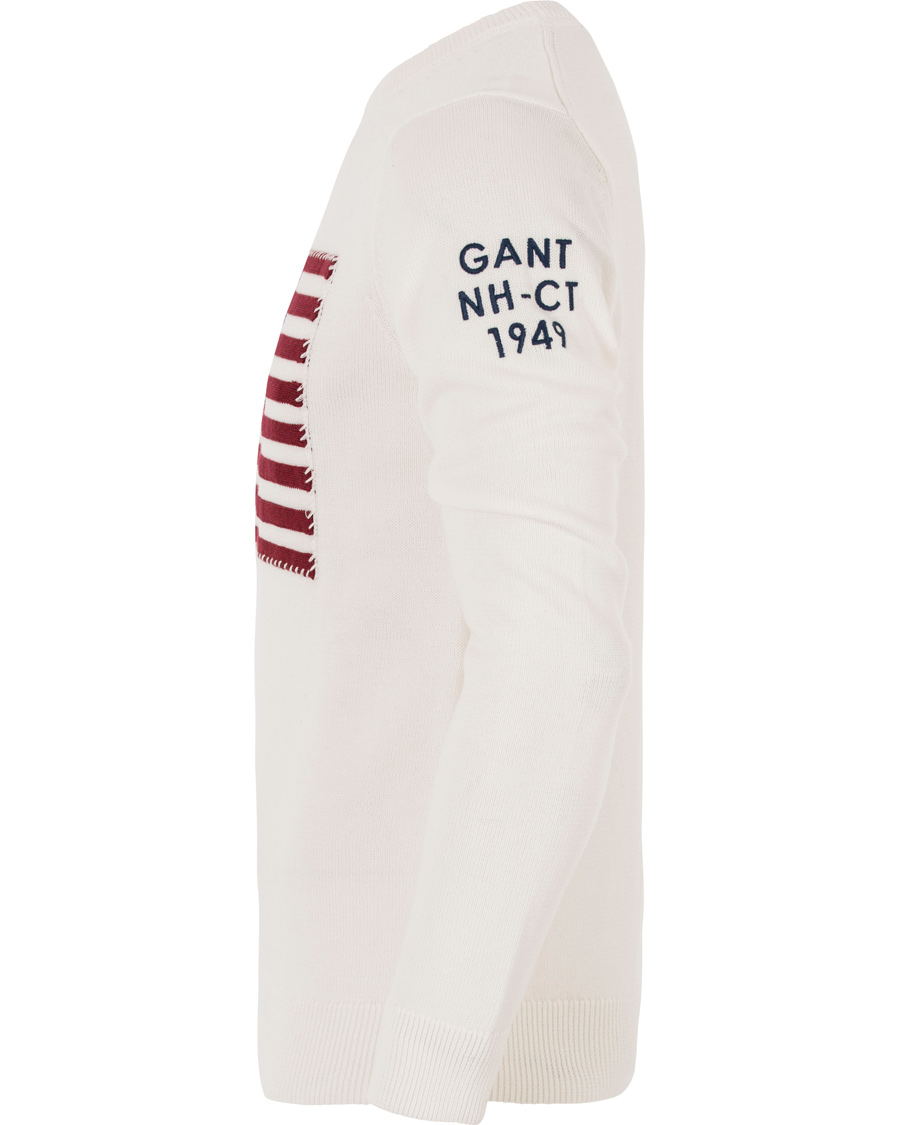 Heren | Truien | GANT | American Flag Sweater Off White