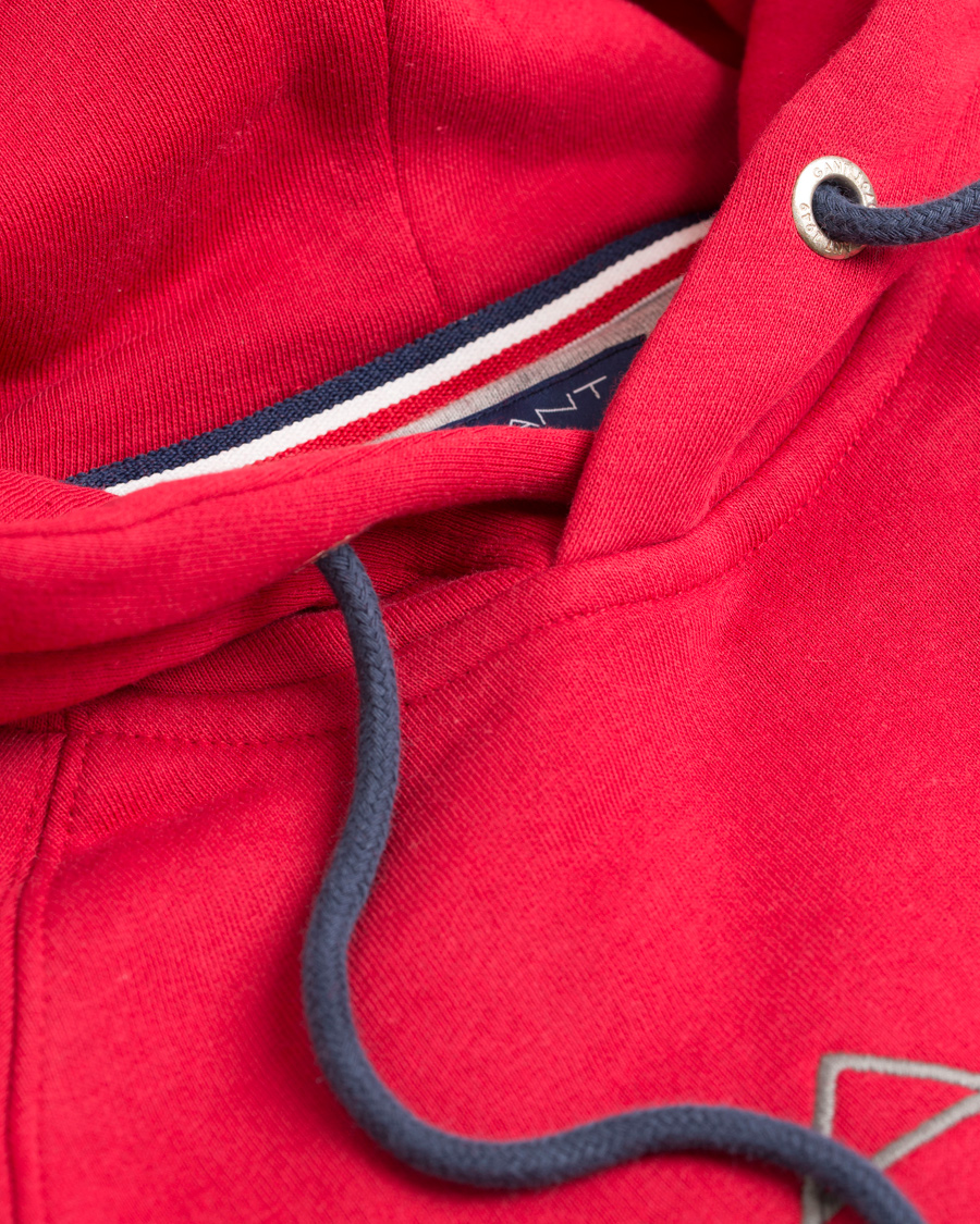 Heren | Truien | GANT | Shield Sweat Hoodie Thunder Red